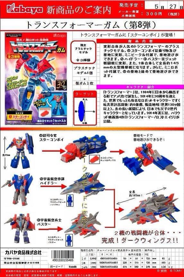 Kaybaya Series 8 Transformers Star Convoy, Buster And Hydra Battlestars And Masterforce Kits (1 of 1)